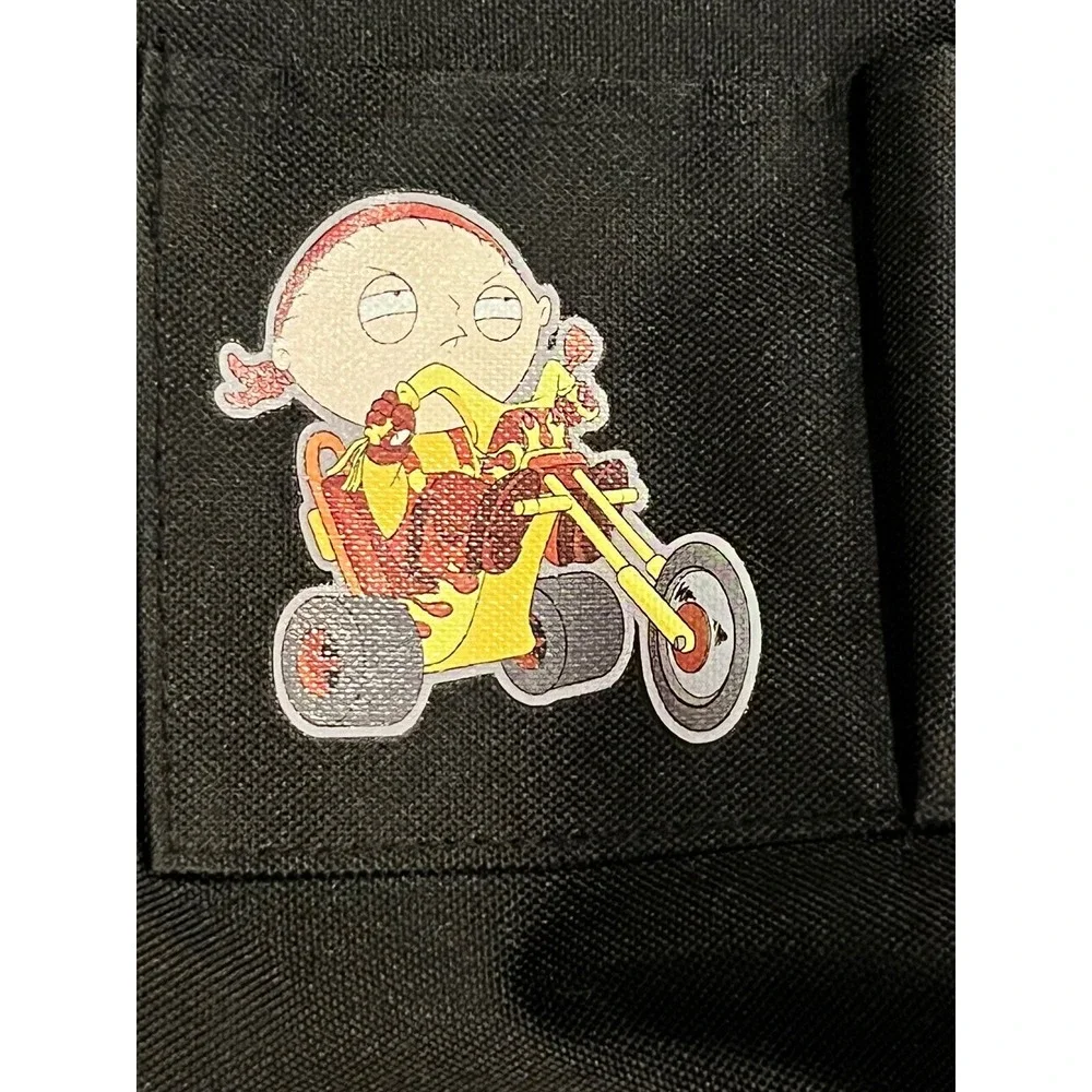 Vintage 2004 Family Guy Stewie Messenger Bag Bad Boy Y2K JNCO Flames Rare